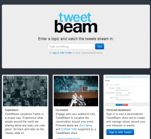 Tweet Beam