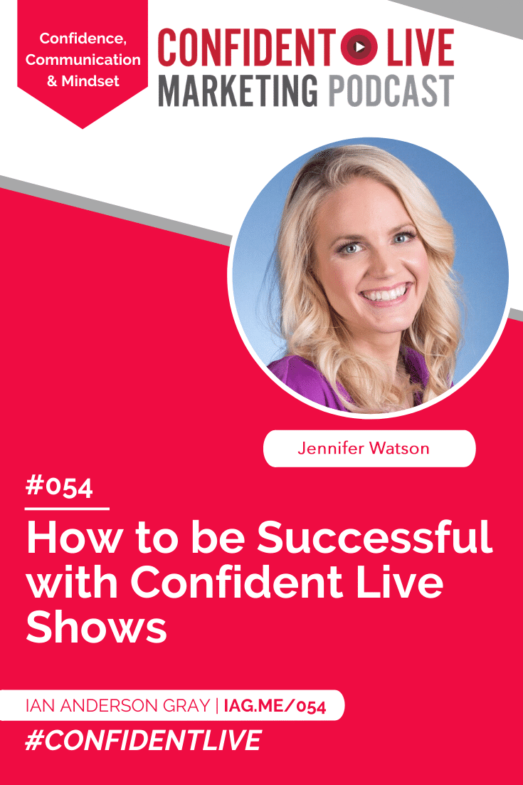 How to be Successful with Confident Live Shows
