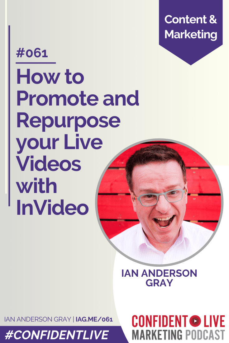 How to Promote and Repurpose your Live Videos with InVideo
