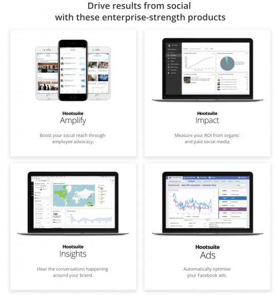 Hootsuite’s Enterprise Products