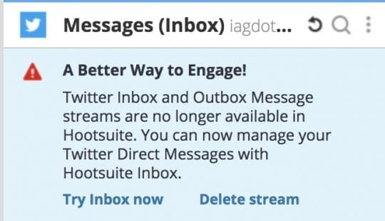 It's Hootsuite Inbox or nothing!