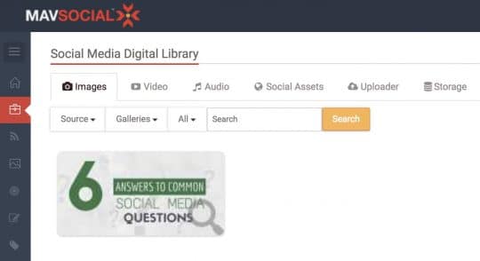 MavSocial’s Digital Library