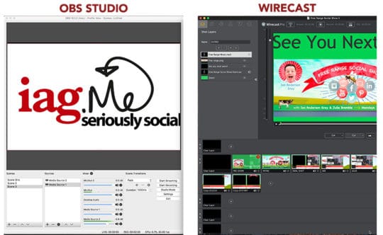 OBS Studio and Wirecast