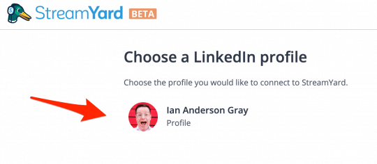 StreamYard-connect-profile