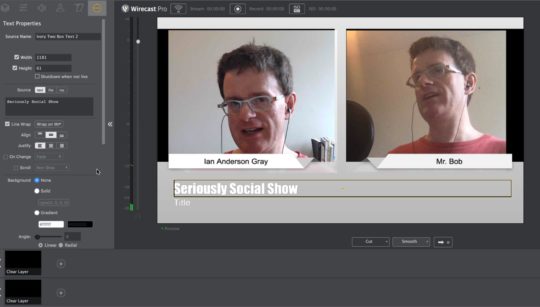 Wirecast Screenshot