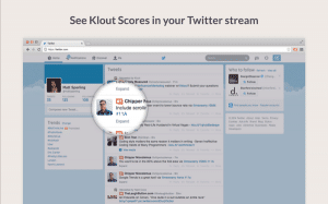 Klout Extension