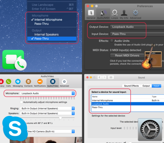 Loopback can route the audio from Zoom or Skype to OBS Studio to capture your co-host’s audio