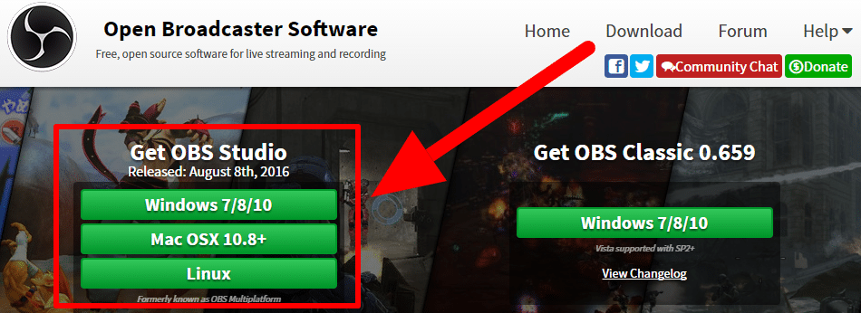 Open Broadcaster Software Download Mac