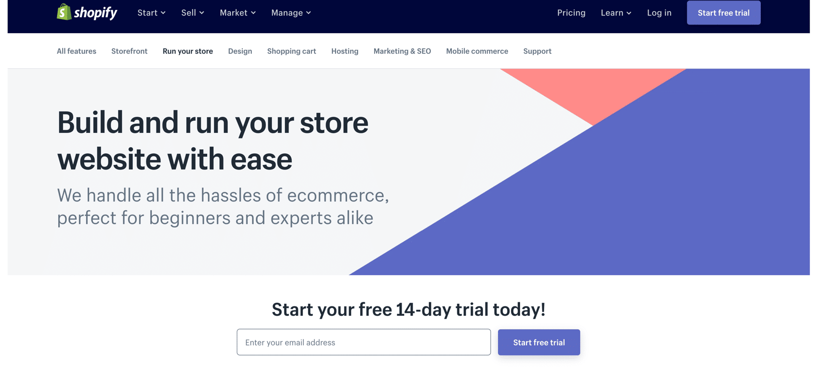 shopify website builder