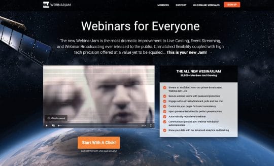 WebinarJam Screenshot